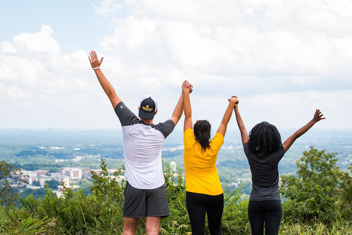 Students on Kennesaw Mtn